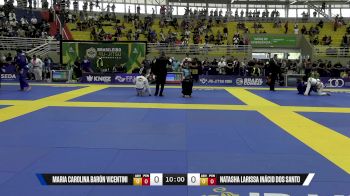 Natasha Larissa Inácio Dos Santo vs Maria Carolina Barón Vicentini 2025 Brasileiro Jiu-Jitsu IBJJF
