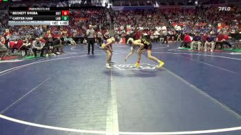 1A-113 lbs Cons. Round 2 - Carter Ham, Lake Mills vs Beckett Svuba, Hinton