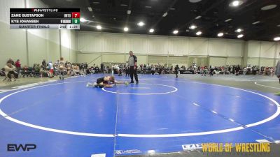 76 lbs Quarterfinal - Frankie Robertson, Untouchables 12u Black vs Brody Duell, Wyoming Underground