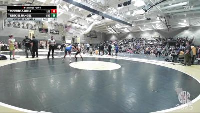 122 lbs Champ. Round 1 - Ezekiel Rangel, Durham Wrestling Club vs Vicente Garcia, Live Oak Wrestling