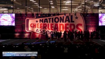 University Cheer Force - Lightning [2026 L4 - U16 Day 2] 2026 NCA Roseville Showdown