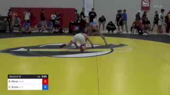 65 kg Round Of 16 - Bret Minor, Kansas-USA Wrestling vs Caleb Gross, Jackrabbit Wrestling Club