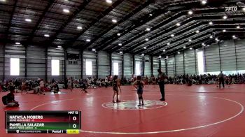 74 lbs Finals (8 Team) - Pamella Salazar, Beast Mode Green vs Natayla Moberg, Gunz And Rosez