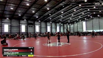 74 lbs Finals (8 Team) - Pamella Salazar, Beast Mode Green vs Natayla Moberg, Gunz And Rosez