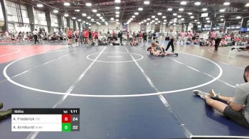 182 lbs Rr Rnd 1 - Anthony Frederick, The Asylum Red vs Aiden Armburst, Noke Wrestling RTC