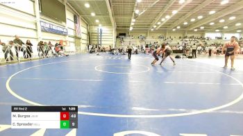 220 lbs Rr Rnd 2 - Marcus Burgos, Journeymen Wrestling Club vs Colin Spreader, Kellam Mat Rats