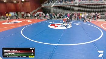 125 lbs Quarterfinal - Joel Magana, Jackson Hole Wrestling Club vs Skylen Teague, Torrington Wrestling Club