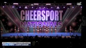 Stars Vipers - Junior Cobras [2026 L1 Junior - Small - B Day 1] 2026 CHEERSPORT National All Star Cheerleading Championship