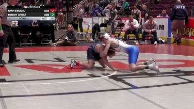 107 lbs Consi 3 - John Segata, Council Rock South vs Tommy Gretz, Connellsville