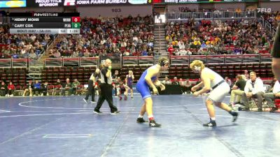 3A-285 lbs Cons. Semi - Henry Mohr, Waukee Northwest vs Cary Cox, Pleasant Valley