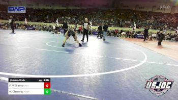 80 lbs Quarterfinal - Presley Williams, Sperry Wrestling Club vs Kaidence Cisneroz, Powerhouse Wrestling Academy