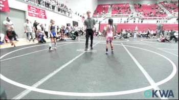 62-67 lbs Semifinal - Avery Rosas, Piedmont vs Kadee McDowell, Noble Takedown Club