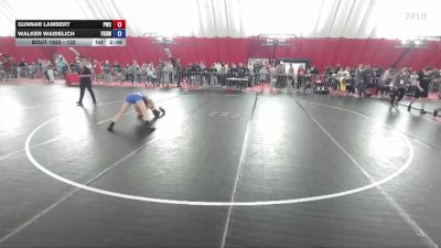 132 lbs Cons. Round 3 - Gunnar Lambert, Princeton Wrestling Club vs Walker Waidelich, Victory School Of Wrestling