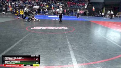 69 lbs Champ. Round 2 - Easton McDonnell, Lincoln-Way WC vs Bentley Morse, Storm Youth WC