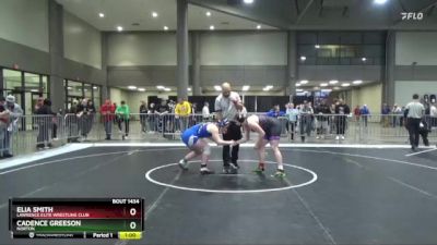 190 lbs Cons. Round 2 - Cadence Greeson, Norton vs Elia Smith, Lawrence Elite Wrestling Club