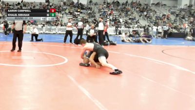 145 lbs Round Of 128 - Aaron Campbell, GA vs Khalel Sibugan, NC