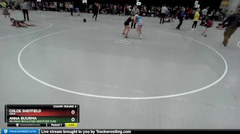 105 lbs Champ. Round 2 - Chloe Sheffield, Iowa vs Anna Buurma, Michigan Revolution Wrestling Club