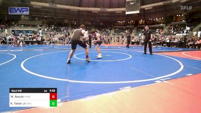 Quarterfinal - Wilson Navas, Henryetta Knights Wrestling Club vs Kelly Wayne Tabor Jr, Berryhill Wrestling Club