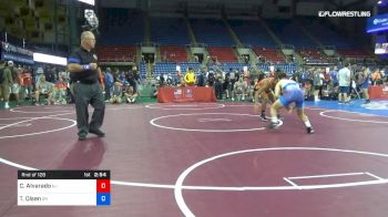 145 lbs Rnd Of 128 - Caleb Alvarado, New Jersey vs Tyler Olsen, Oregon