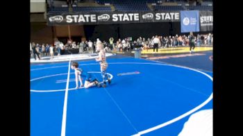 67 lbs Champ. Round 1 - Addie Ojard, Mat Rats Rebooted Wrestling vs Brooklynn Cunningham, Takedown Express Wrestling Club