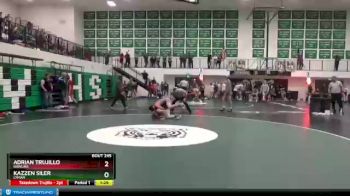 106 lbs Semifinal - Kazzen Siler, Lyman vs Adrian Trujillo, Rawlins