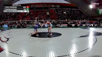 G 114 lbs Cons. Round 2 - Kooper Bugner, Lewiston vs Lydia Townsend, Marsh Valley