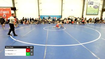 116 lbs Semifinal - Santino Sloboda, Quest School Of Wrestling vs Dominic Deputy, Meatballs