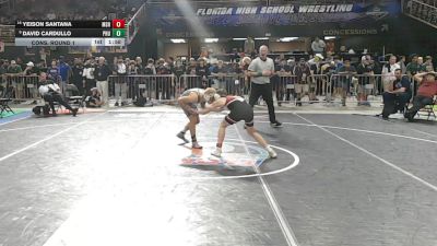 120 3A Cons. Round 1 - Yeison Santana, Miami Southridge Hs vs DAVID CARDULLO, Palm Harbor University