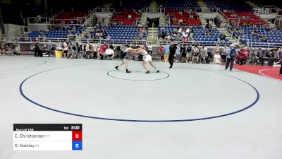 144 lbs Rnd Of 128 - Evan Christianson, CT vs Grady Nicklay, WI