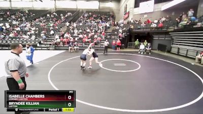 6A 145 lbs Cons. Round 2 - Bryndee Killian, Layton vs Isabelle Chambers, Corner Canyon