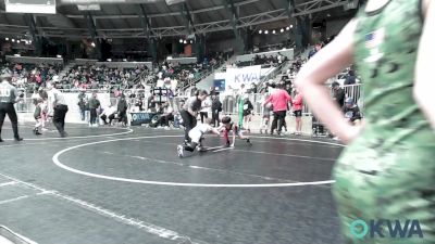 67 lbs Consolation - Dominic Mendez, Claremore Wrestling Club vs Aiden Canady, Berryhill Wrestling Club