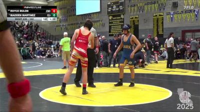 142 lbs Champ. Round 2 - Madden Martinez, Clark vs Royce Rulon, Jr. Eagles Wrestling Club