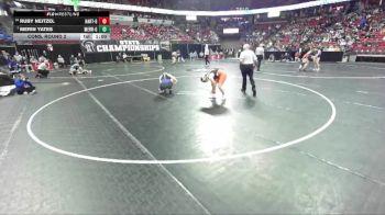 Girls 185 lbs Cons. Round 2 - Merin Yates, Merrill-Girls vs Ruby Neitzel, Hartford Union-Girls