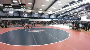 133 lbs Champ. Round 1 - Jacob Blair, Arcadia vs Tyler Ratledge, Messiah