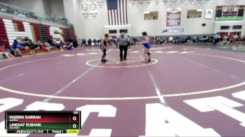 120 lbs Cons. Round 3 - Lindsay Eubank, Salmon vs Marrin Darrah, Nampa