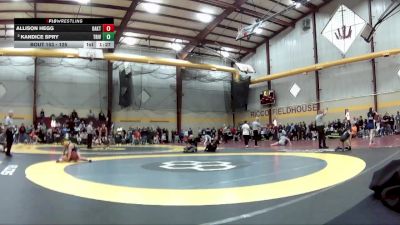 125 lbs Champ. Round 2 - Allison Hegg, Oakton HS vs Kandice Spry, Tri-Valley