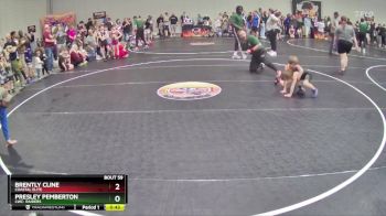 53 lbs Cons. Round 2 - Brently Cline, Coastal Elite vs Presley Pemberton, LWC: Raiders