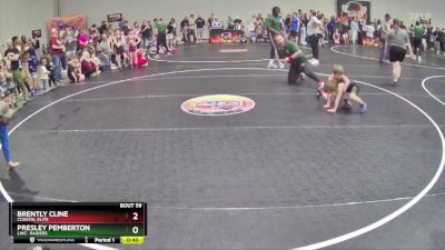 53 lbs Cons. Round 2 - Brently Cline, Coastal Elite vs Presley Pemberton, LWC: Raiders