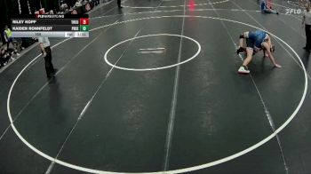 165 lbs Finals (8 Team) - Riley Kopf, Tri County vs Kaiden Ronnfeldt, Pierce