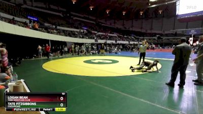 National 6-8 135 Round 2 - Logan Bean, Tabb Wrestling Club vs Tate Fitzgibbons, Chesapeake