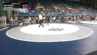138 lbs Cons. Sub-rd Of 64 - Kane Johnson, Minnesota vs Mac Johnson, North Carolina
