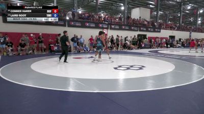74 kg Champ. Rd Of 32 - Conner Harer, SKWC-RTC vs Laird Root, Tar Heel Wrestling Club
