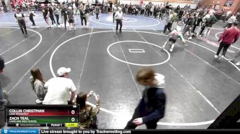 98 lbs Quarterfinal - Zach Teal, Lakeland High School vs Collin Christman, Lake Roosevelt