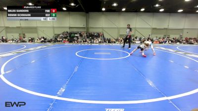 52 lbs Rr Rnd 4 - Miles Sanders, Powerhouse Elite 9U vs Remmi Schwahn, Regulators 9U 2