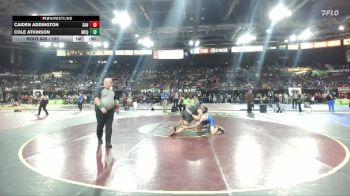 157 lbs Cons. Round 2 - Cole Atkinson, McQueen Nevada vs Caiden Addington, Sandpoint