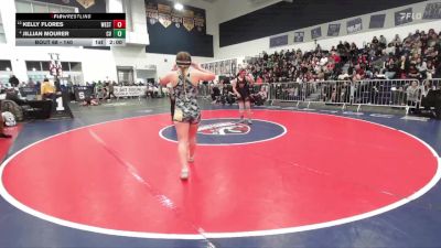 140 lbs Champ. Round 1 - Kelly Flores, Westminster vs Jillian Mourer, Capistrano Valley