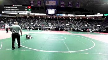 75 lbs Champ. Round 2 - Legend Brown, FOS2 vs Blaze Addington, CRO3