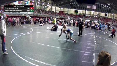 89 lbs Quarterfinal - Lucy Hancock, Concordia Wrestling Club vs Baylor Waltemath, 308 Wrestling Academy