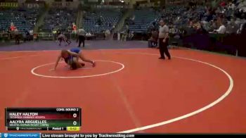 132 lbs Cons. Round 2 - Aalyra Arguelles, Wichita-Kapaun Mount Carmel vs Haley Haltom, Tecumseh-Shawnee Heights