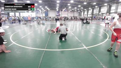 100 lbs Rr Rnd 2 - Christian Benevides, Iron Faith Wrestling vs Hunter Ward, Indiana Outlaws Maroon